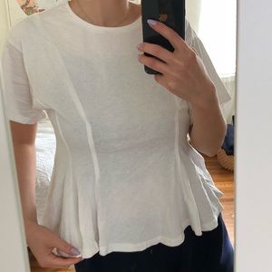 Topshop peplum top